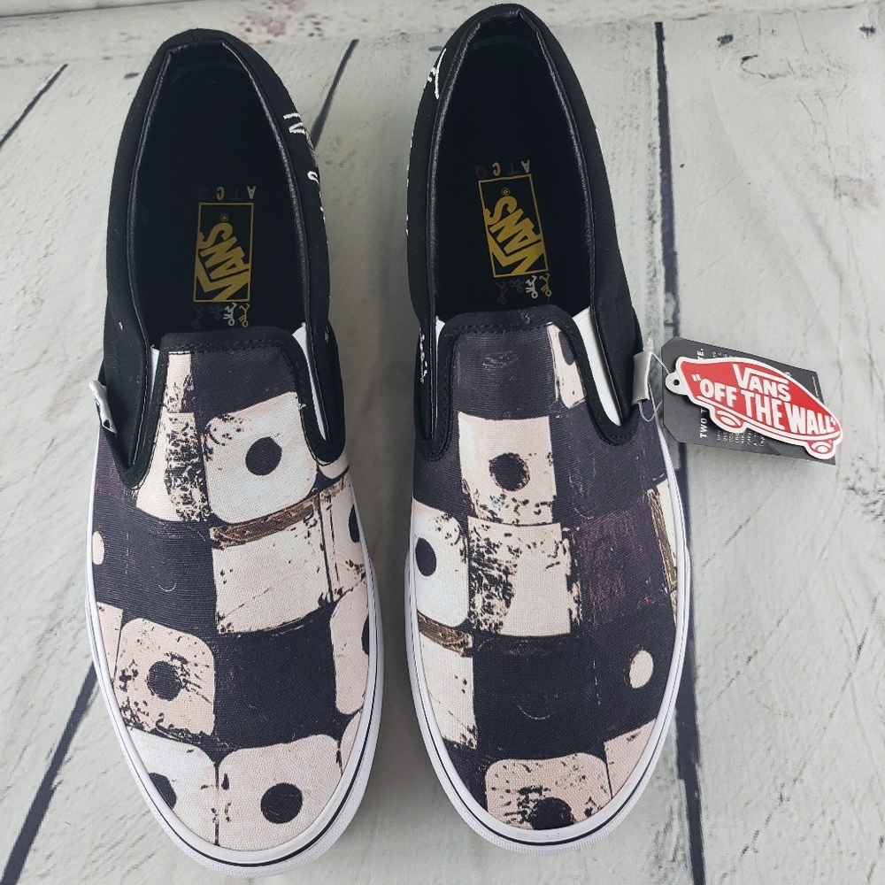 FINAL PRICE Van A Tribe Called Quest Slip-Ons ATCQ - Picture 2 of 8